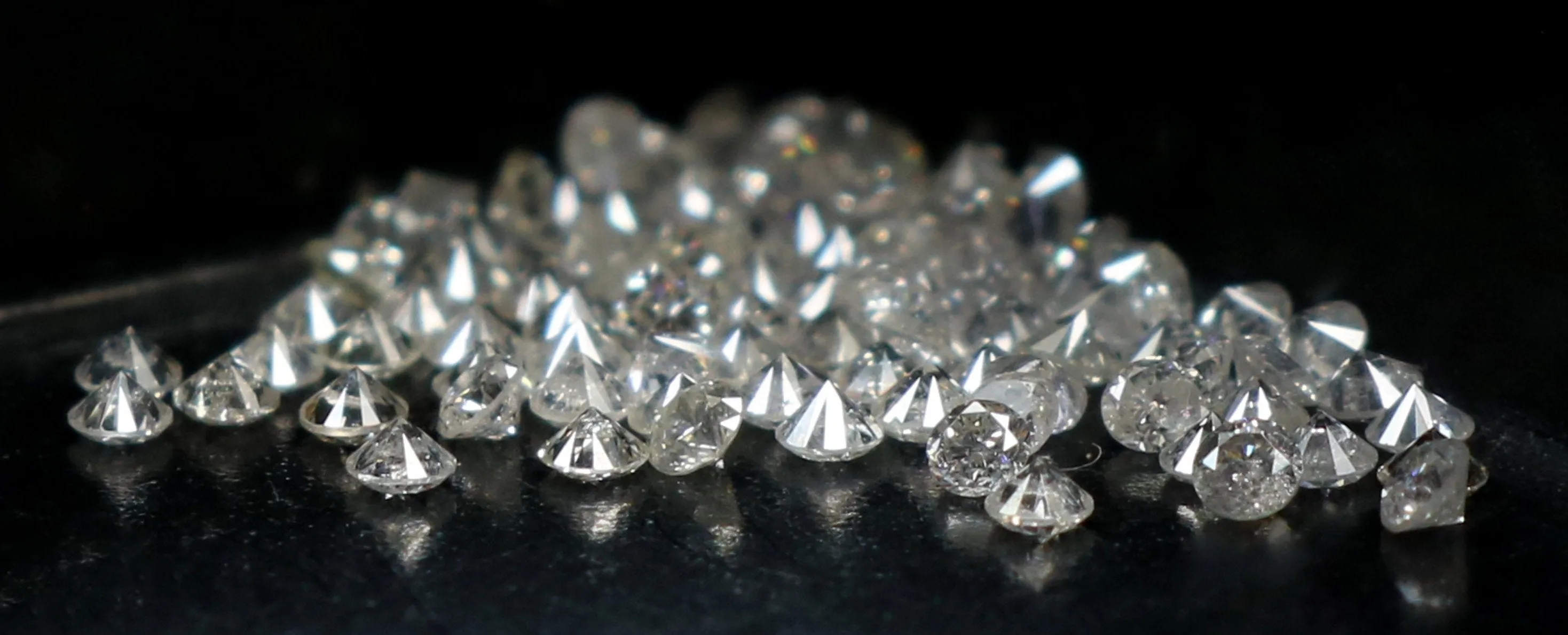 Natural Loose Round Diamond G H White Color I1 I3 Clarity 100 Pcs Lot 0.70 To 0.80 MM Size Q02