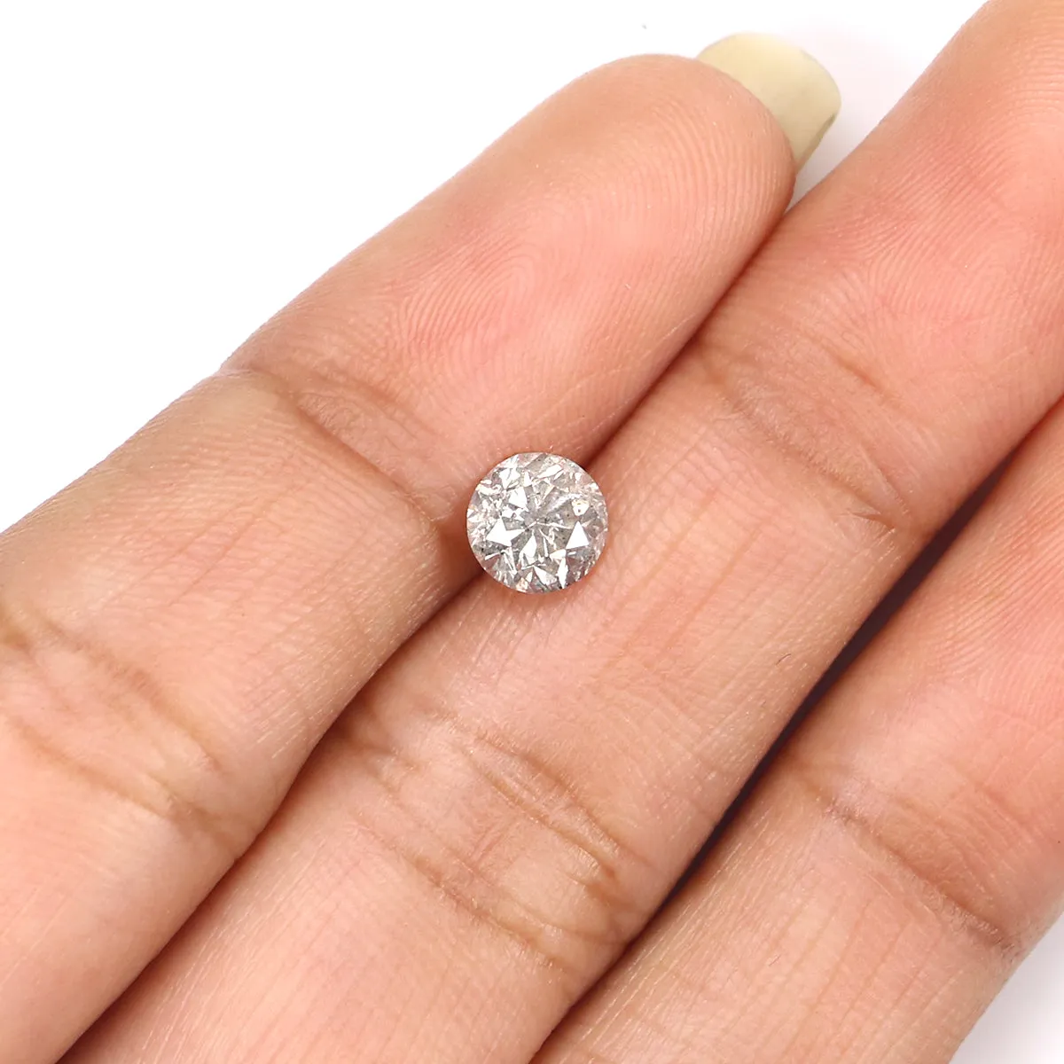 Natural Loose Round H-I Color Diamond 0.76 CT 5.60 MM Round Shape Brilliant Cut Diamond L4458