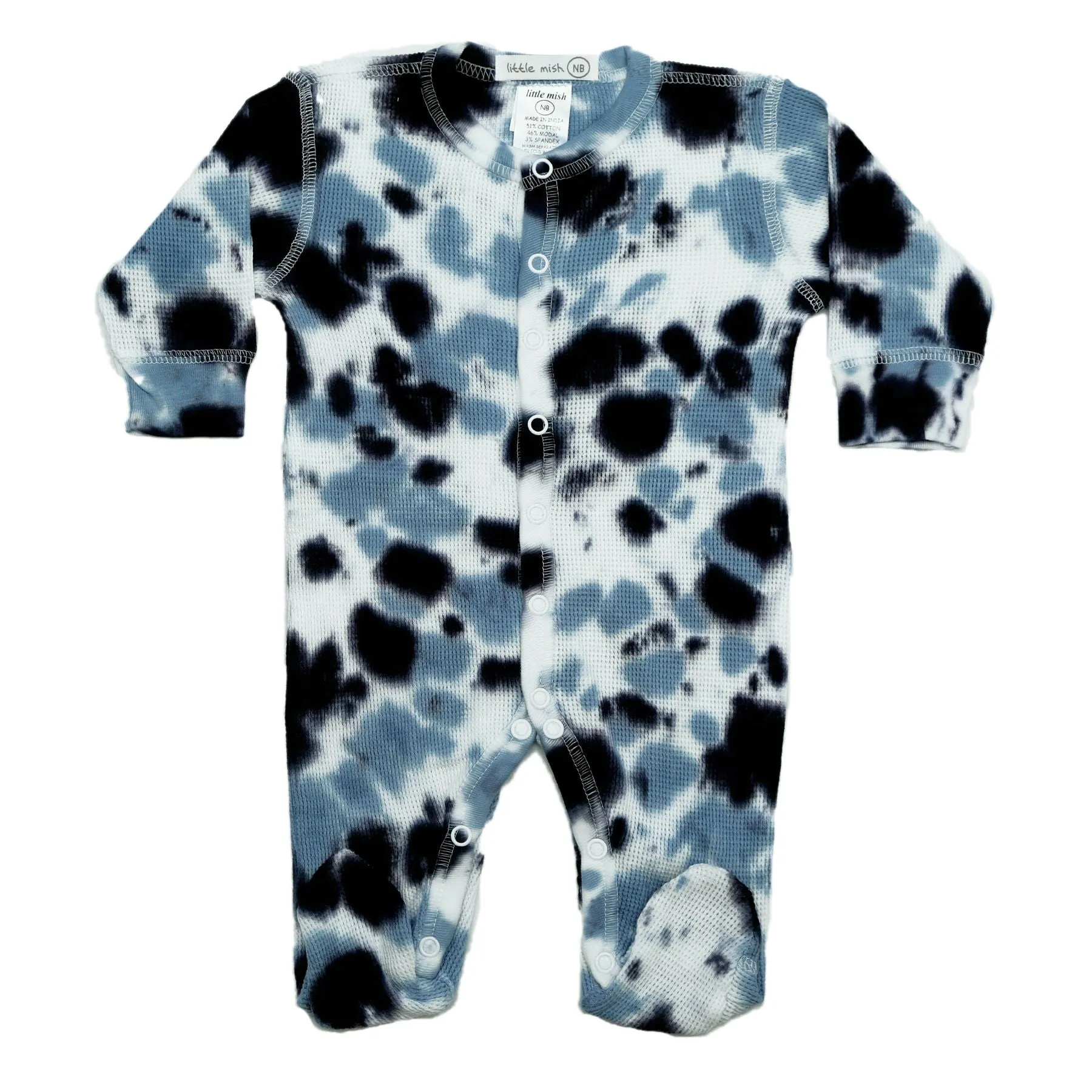 Navy Camo Footie