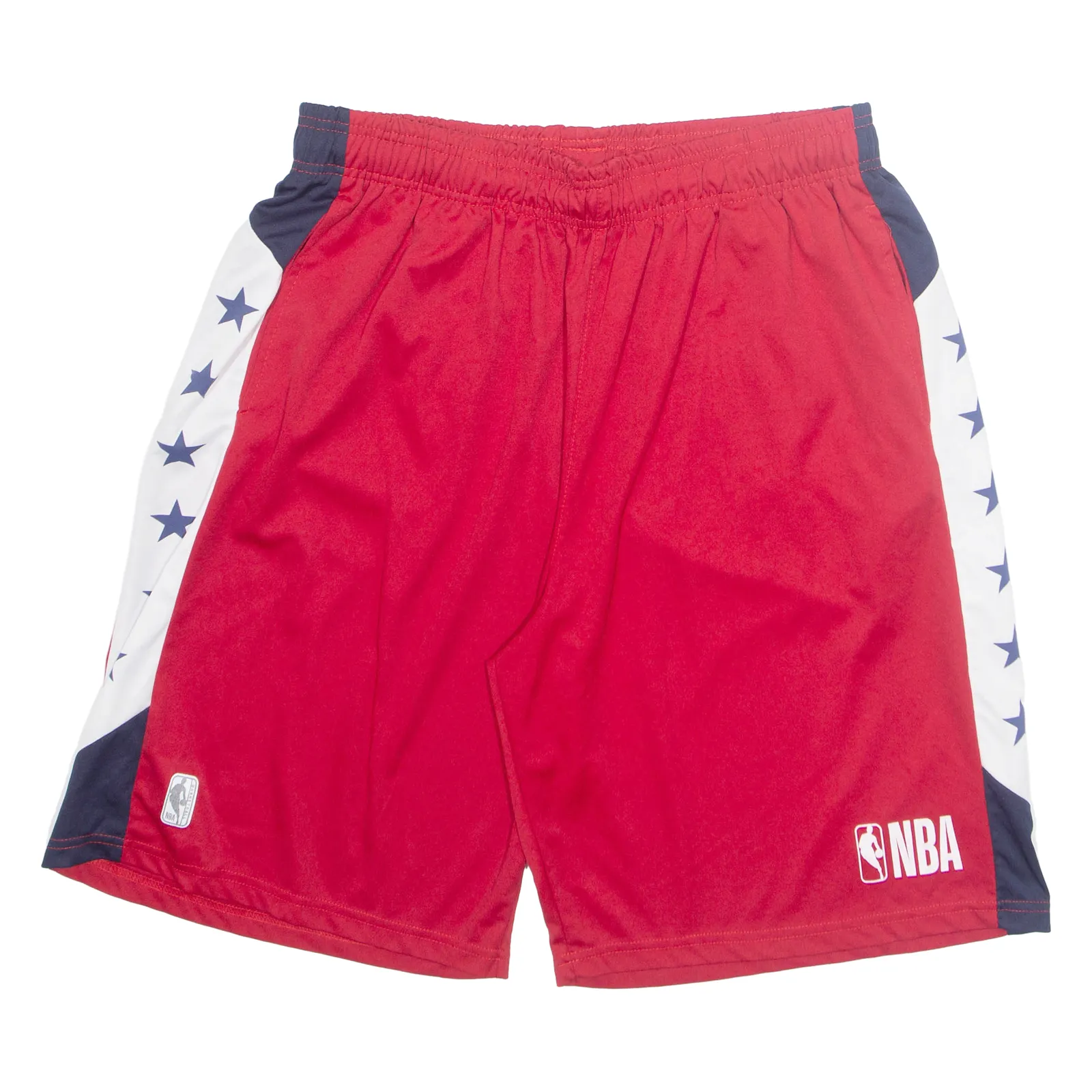 NBA Mens Sports Shorts Red XL W32