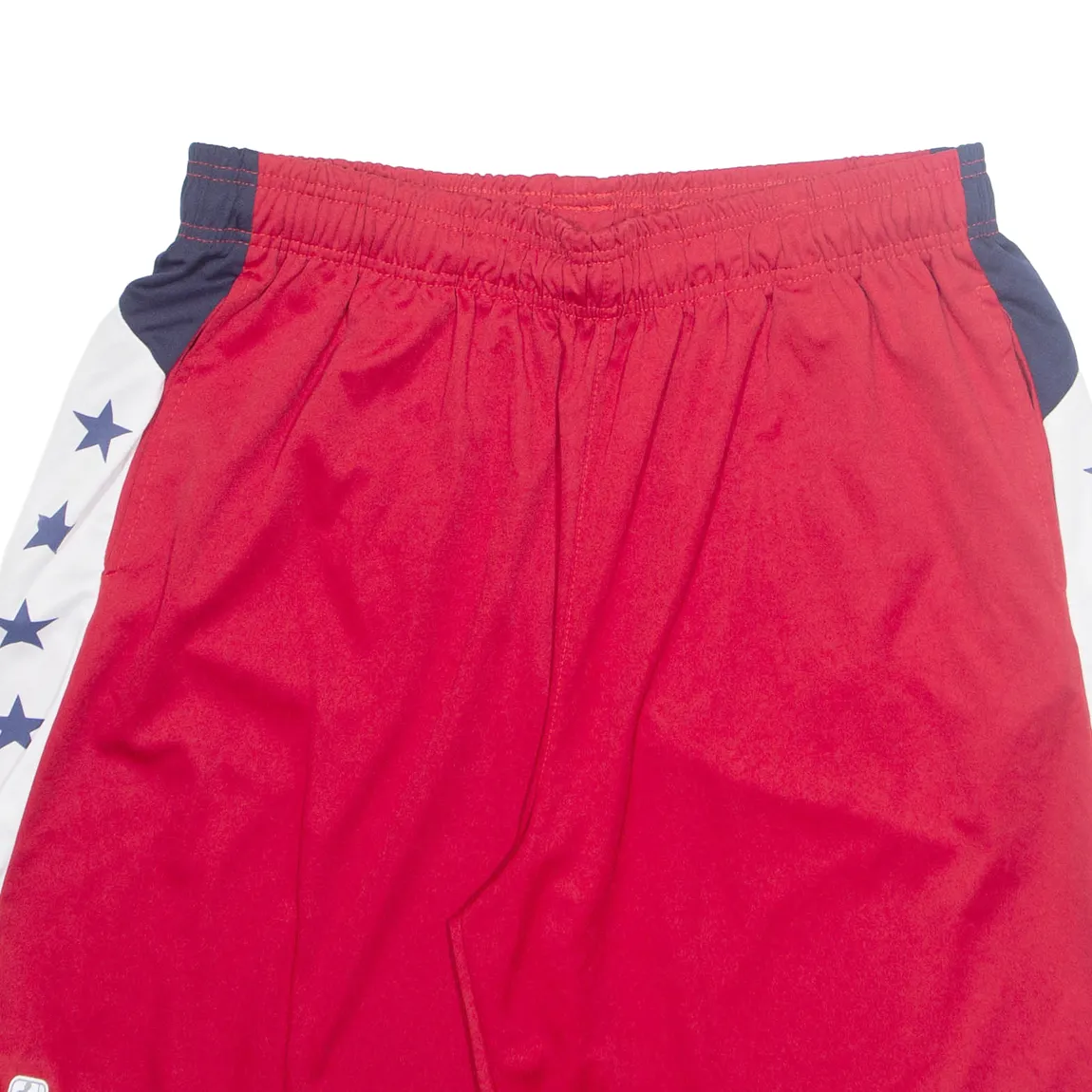 NBA Mens Sports Shorts Red XL W32