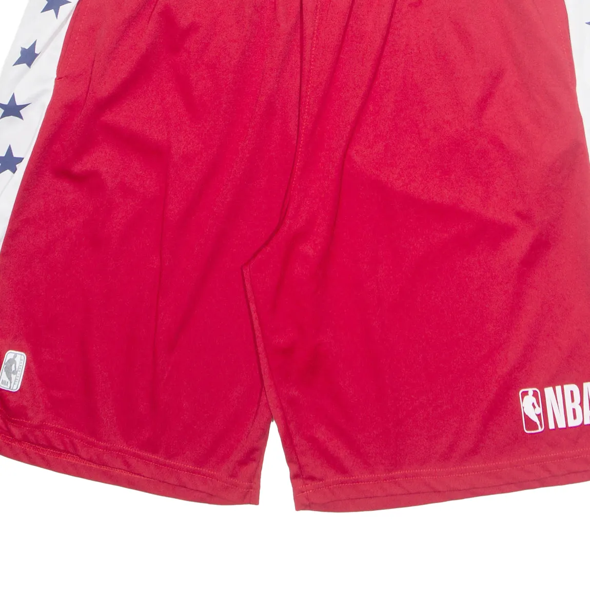 NBA Mens Sports Shorts Red XL W32