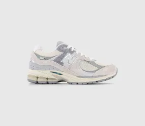 New Balance 2002 Offwhite Cream Grey Trainers