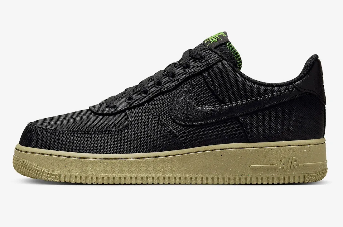 Nike Air Force 1 Low Black Neutral Olive Chlorophyll FJ4160-001