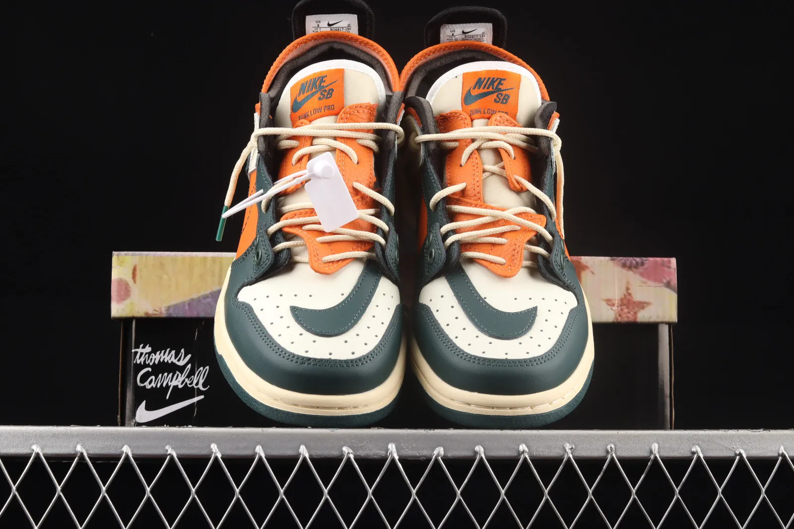 Nike SB Dunk Low Olive Green Total Orange White BQ6817-186