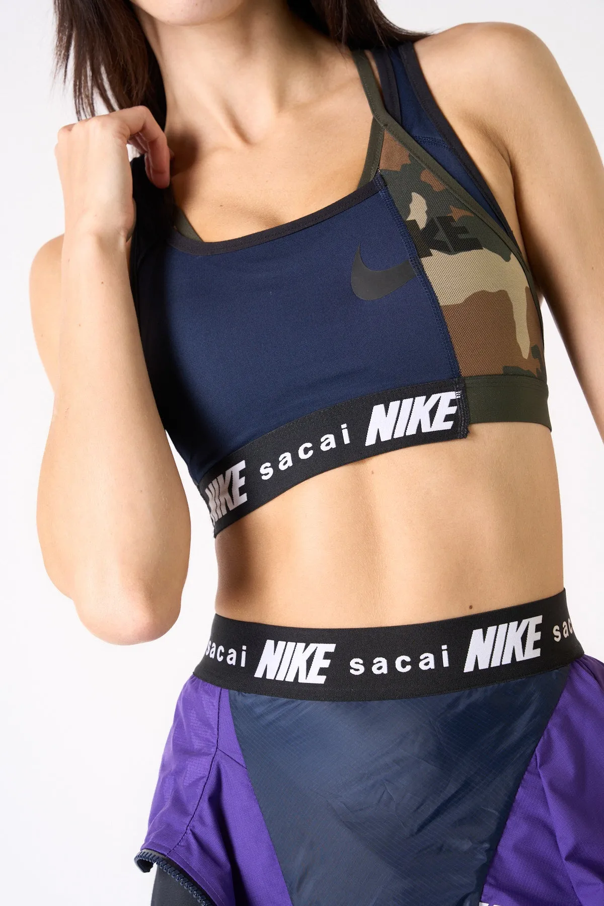 NIKE X SACAI | NRG HYBRID PADDED SPORTS BRA