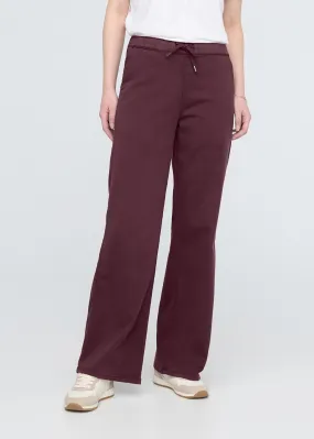 No Sweat Wide Leg Pant - Raisin