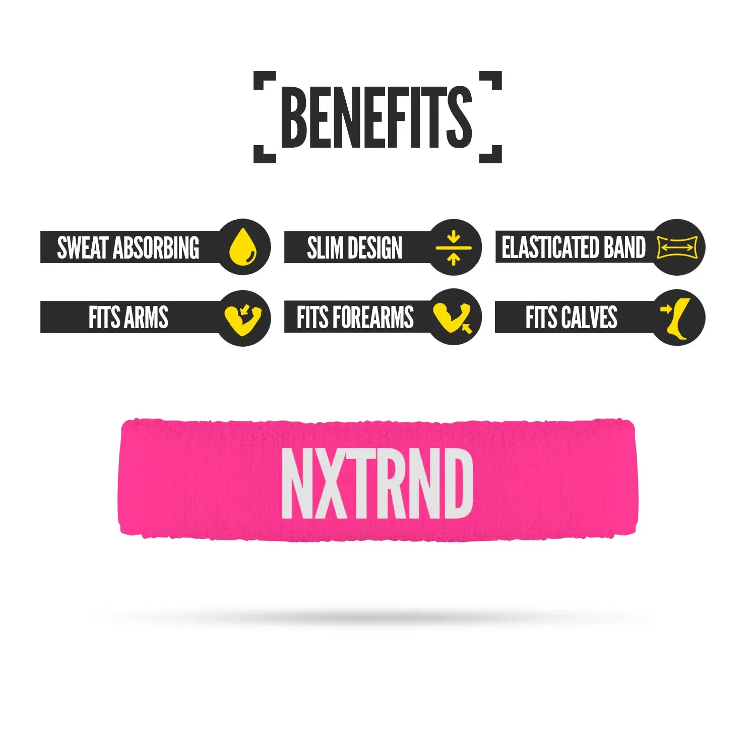 NXTRND Arm Bands Pink (1 Pair)