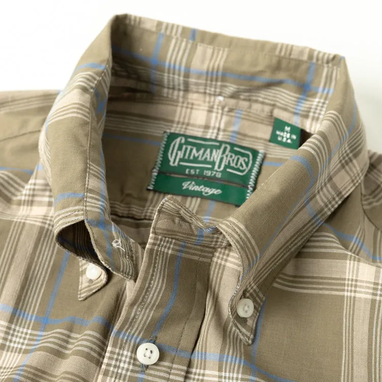 Olive Archive Madras Short Sleeve