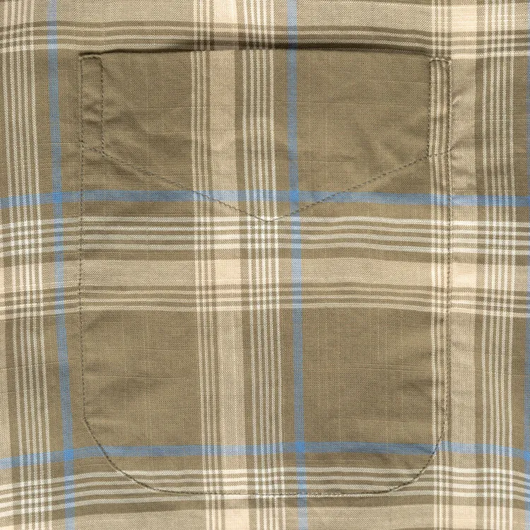 Olive Archive Madras Short Sleeve