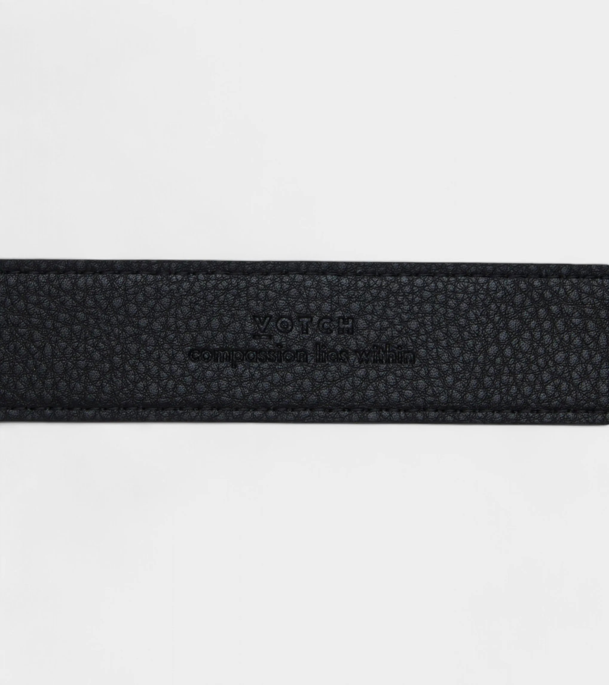 Olive Vegan Bio-Based Bamboo Classic belt in black