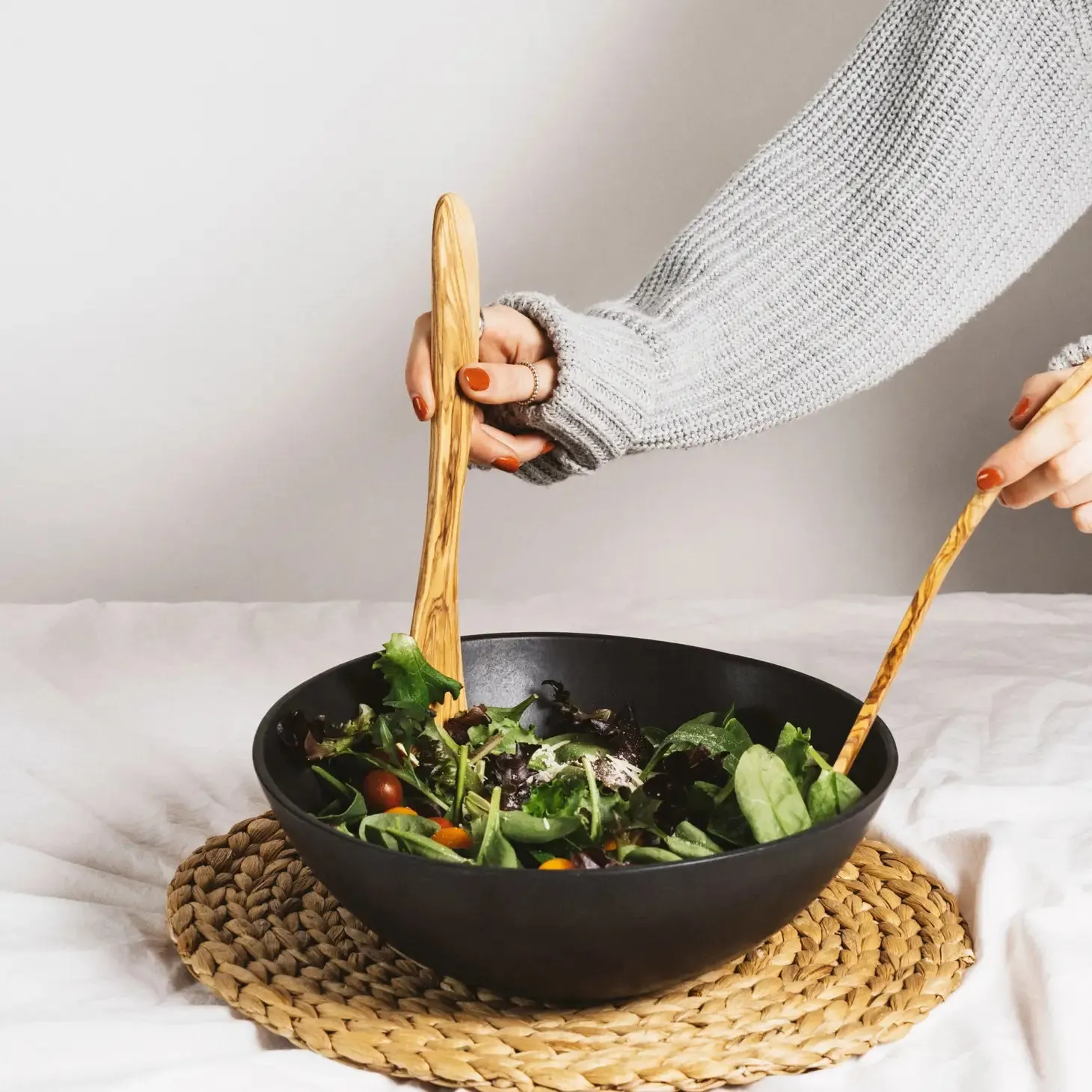 Olive Wood Serving Set