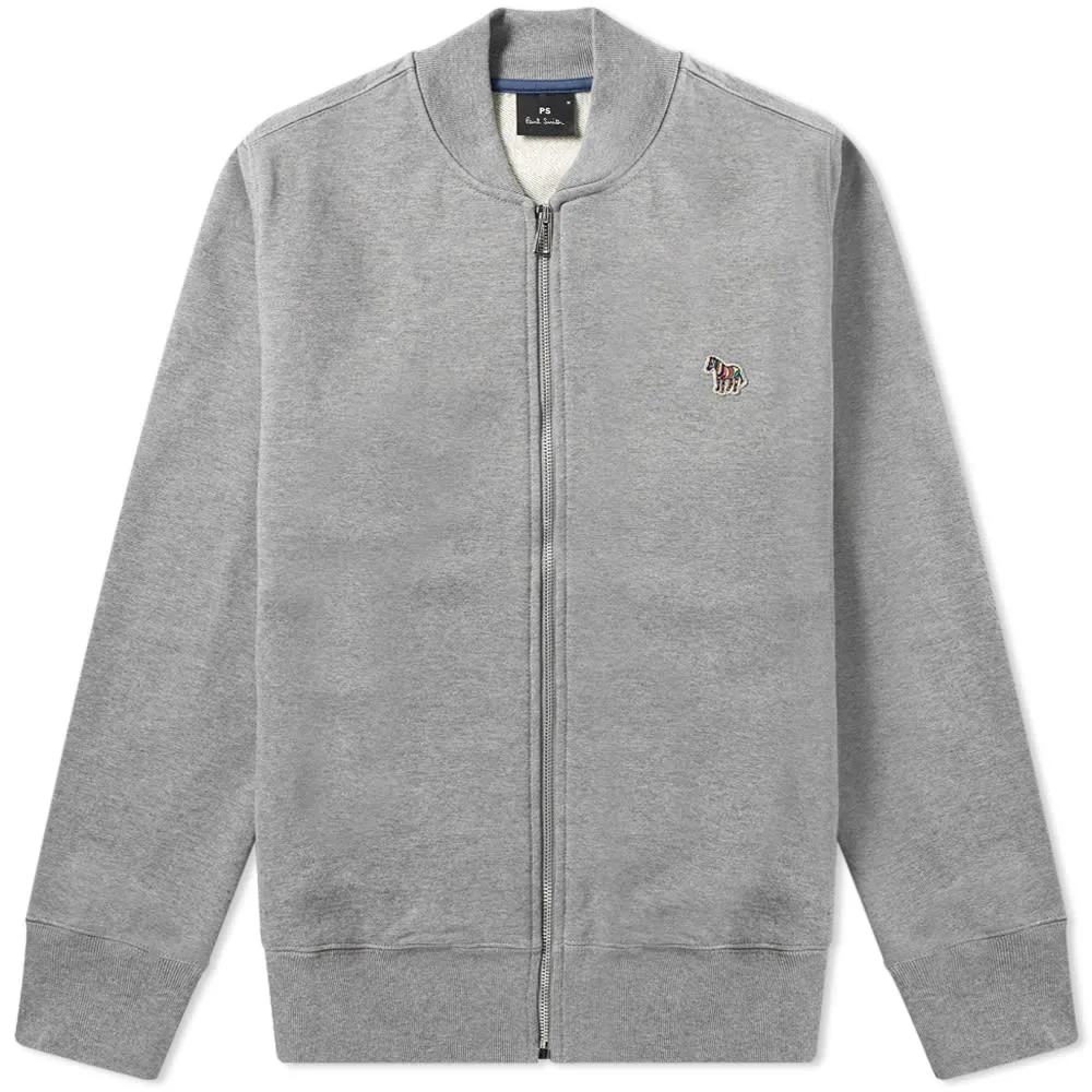 Paul Smith Zip Sweat BomberGrey Marl