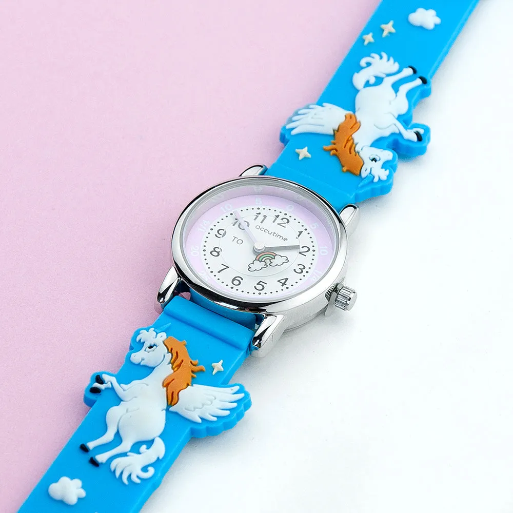 Personalised Kids Rainbow Unicorn Watch