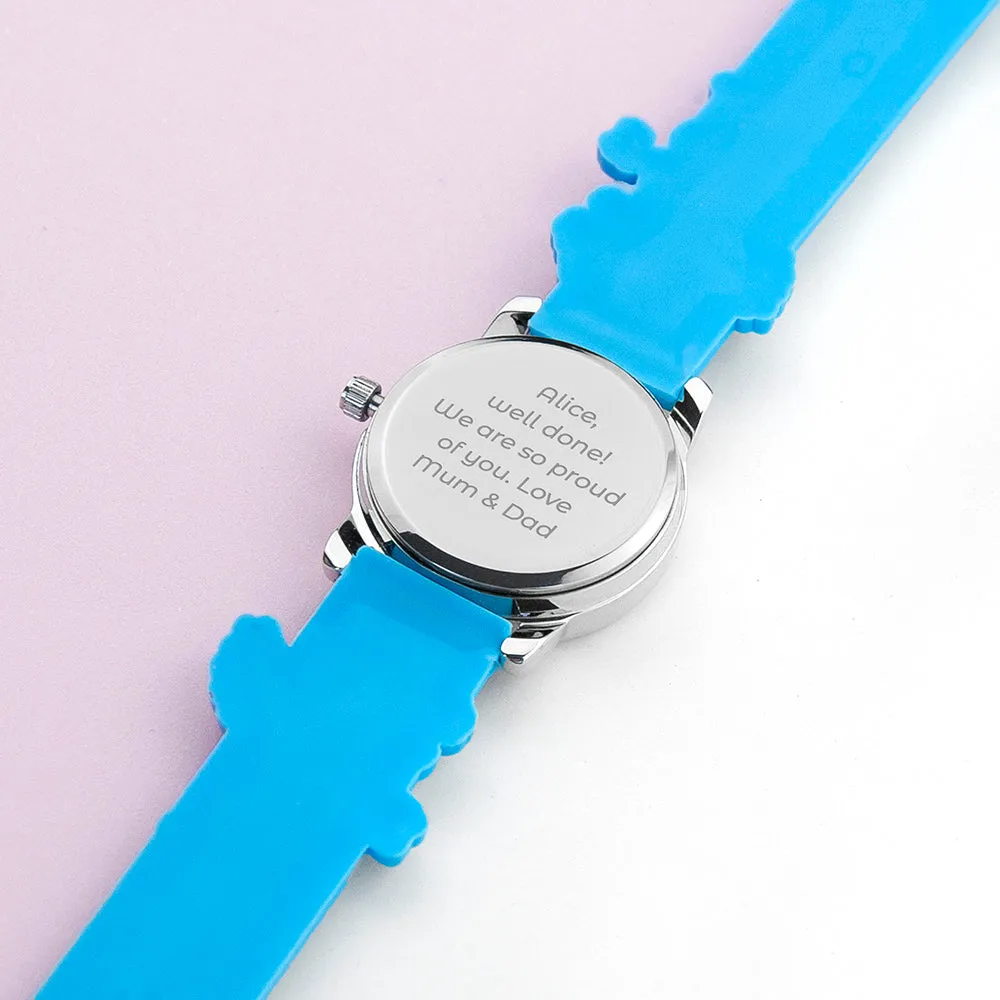 Personalised Kids Rainbow Unicorn Watch