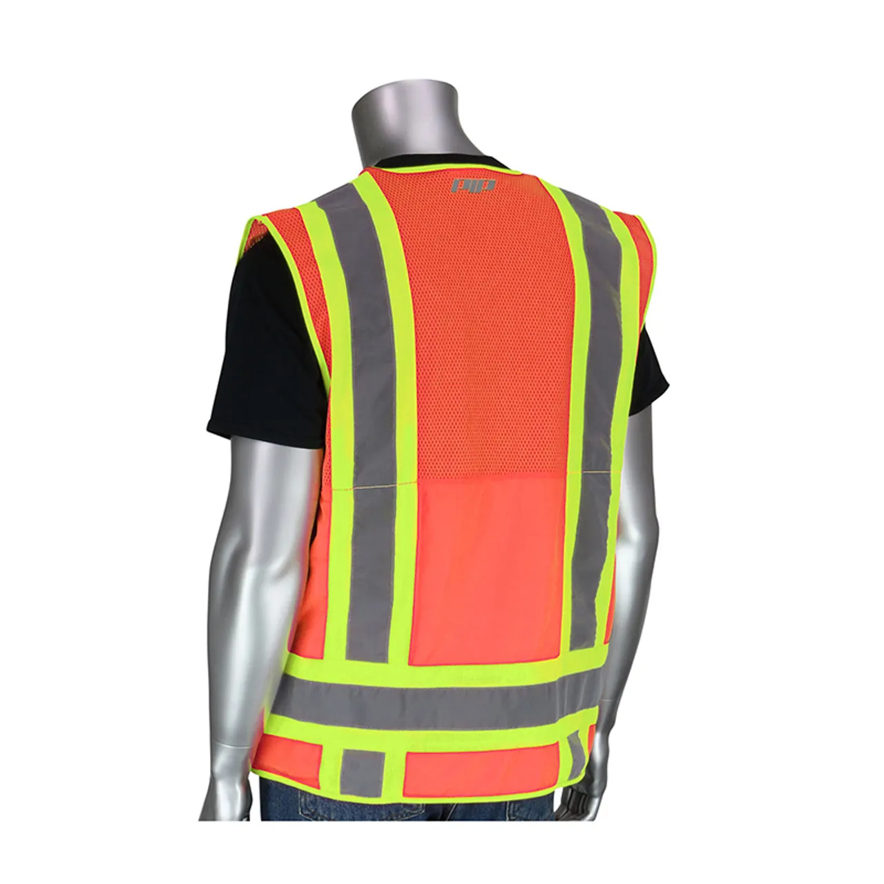 PIP Class 2 Hi Vis Two-Tone 10 Pocket Surveyors Vest 302-0700