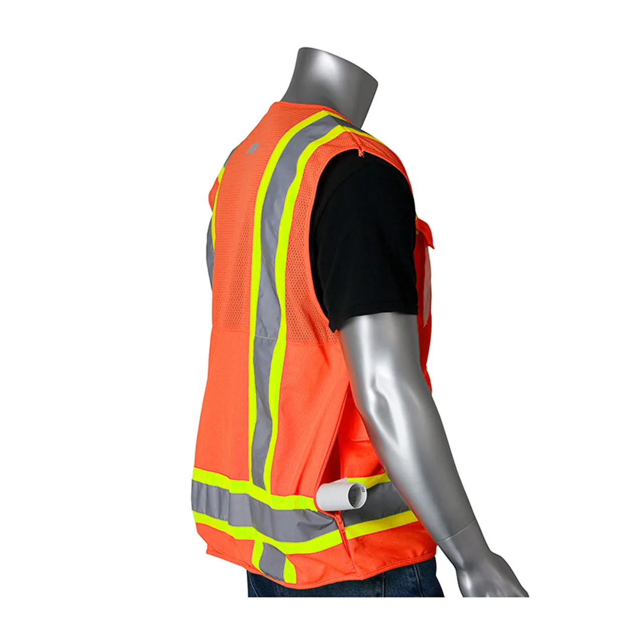 PIP Class 2 Hi Vis Two-Tone 10 Pocket Surveyors Vest 302-0700