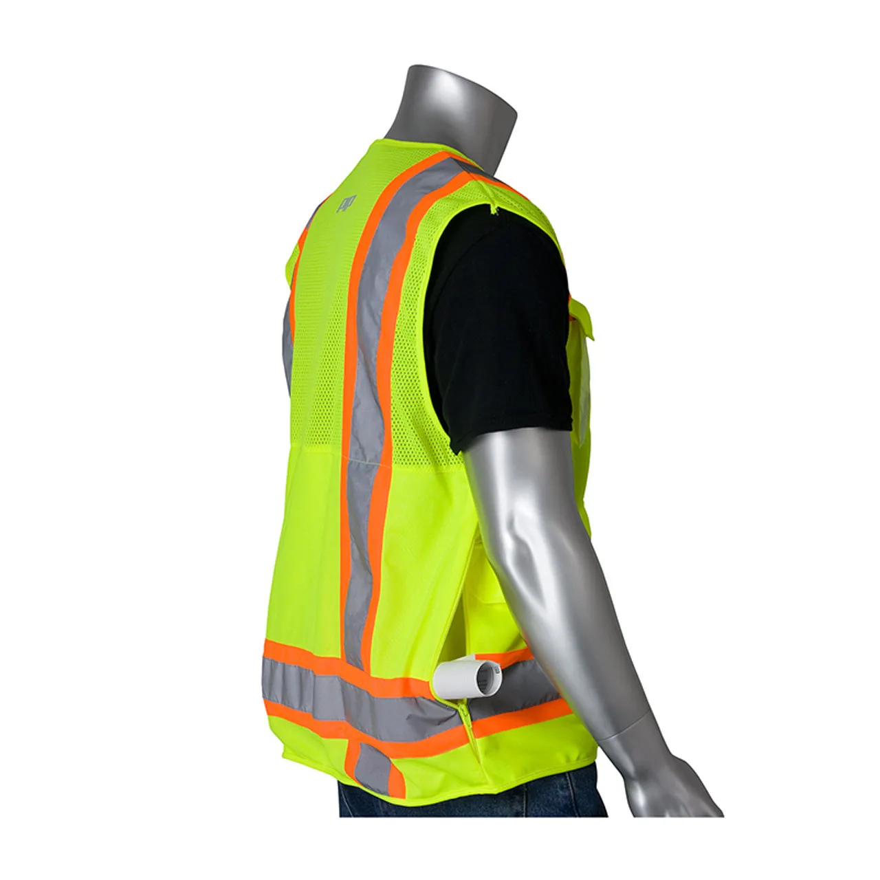 PIP Class 2 Hi Vis Two-Tone 10 Pocket Surveyors Vest 302-0700