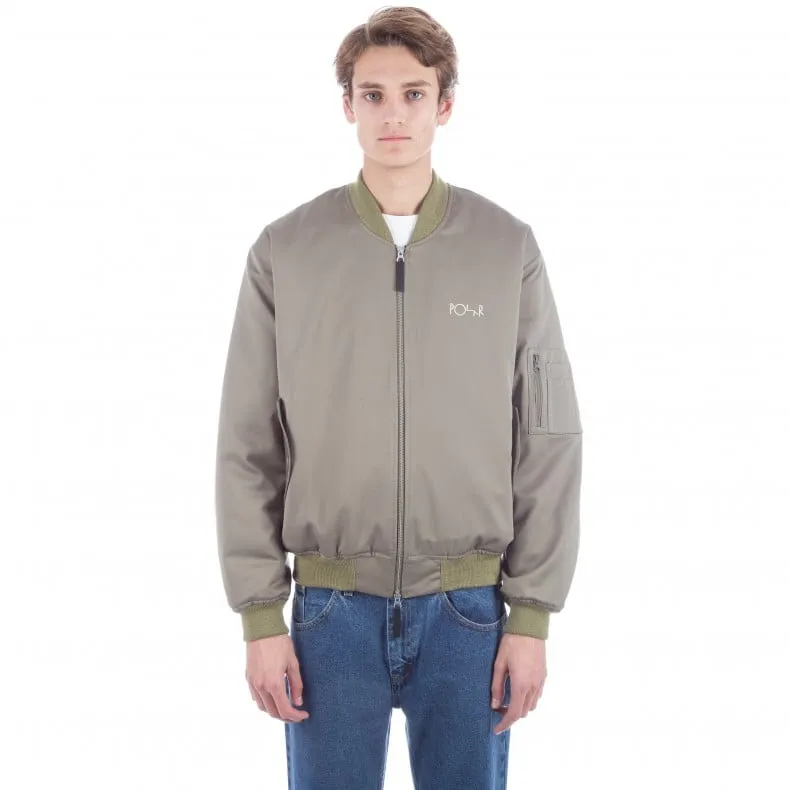 Polar Skate Co. Bomber Jacket (Olive)