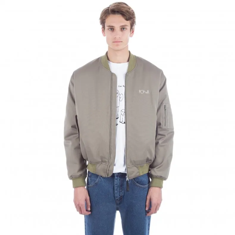 Polar Skate Co. Bomber Jacket (Olive)