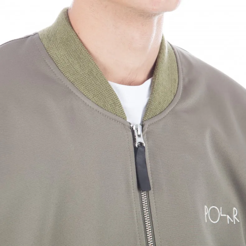 Polar Skate Co. Bomber Jacket (Olive)