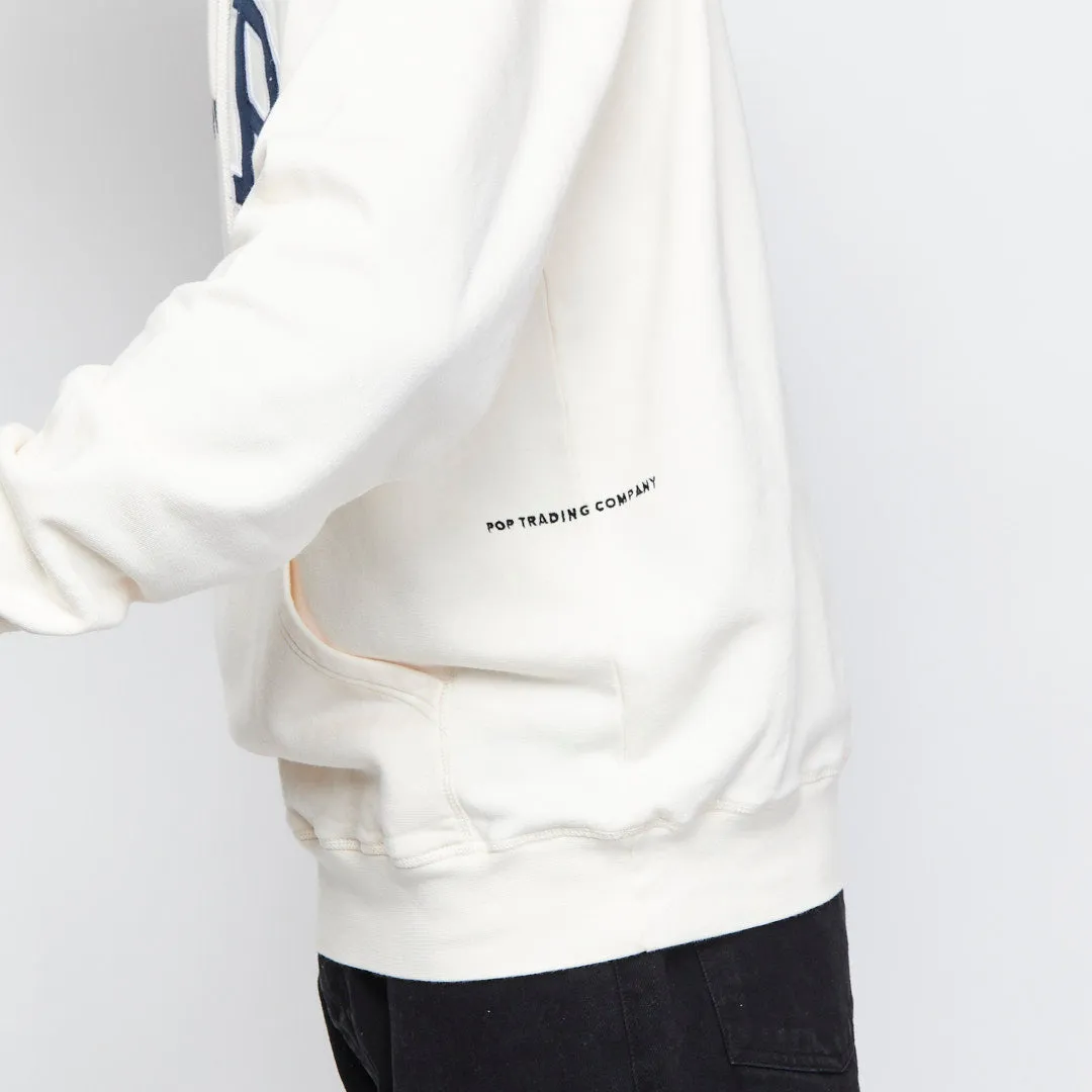 Pop Trading Company - Arch Hooded Sweat (Off White)