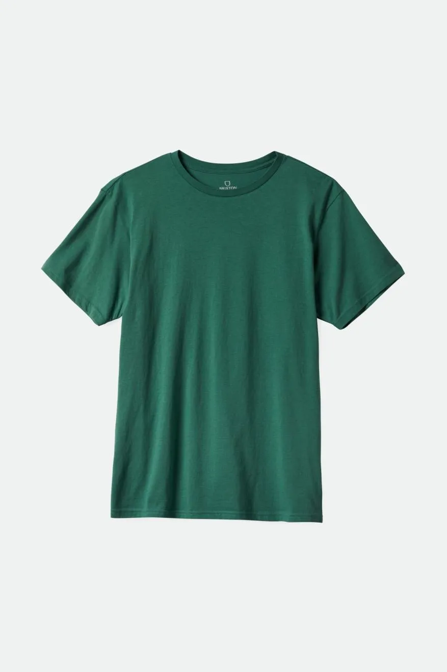 Premium Cotton S/S Tailored Tee - Spruce