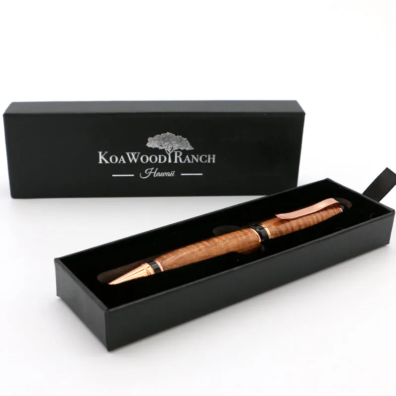 Premium Curly Hawaiian Koa Cigar Pen