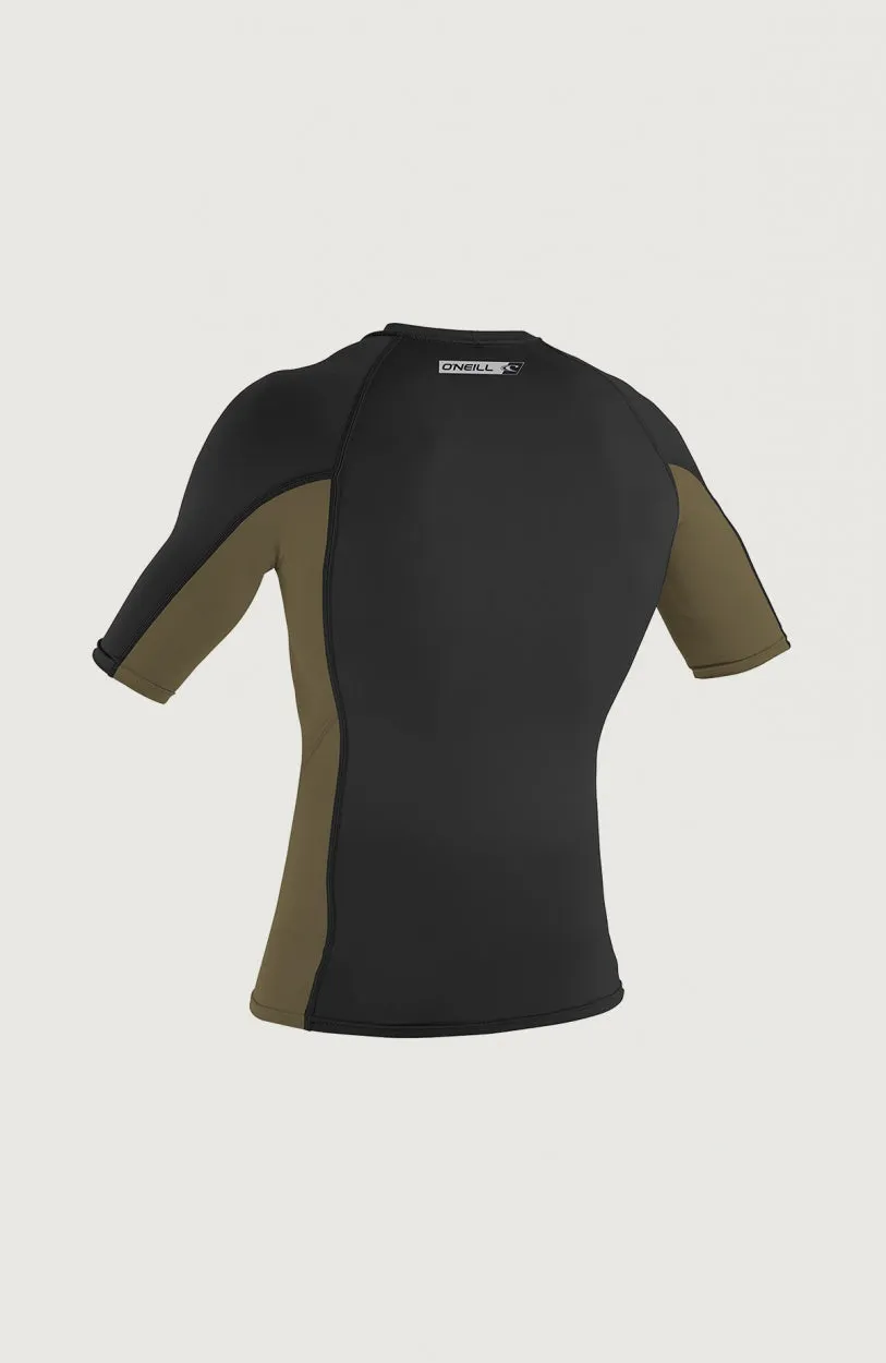 Premium Skins Short Sleeve Rash Guard | Black