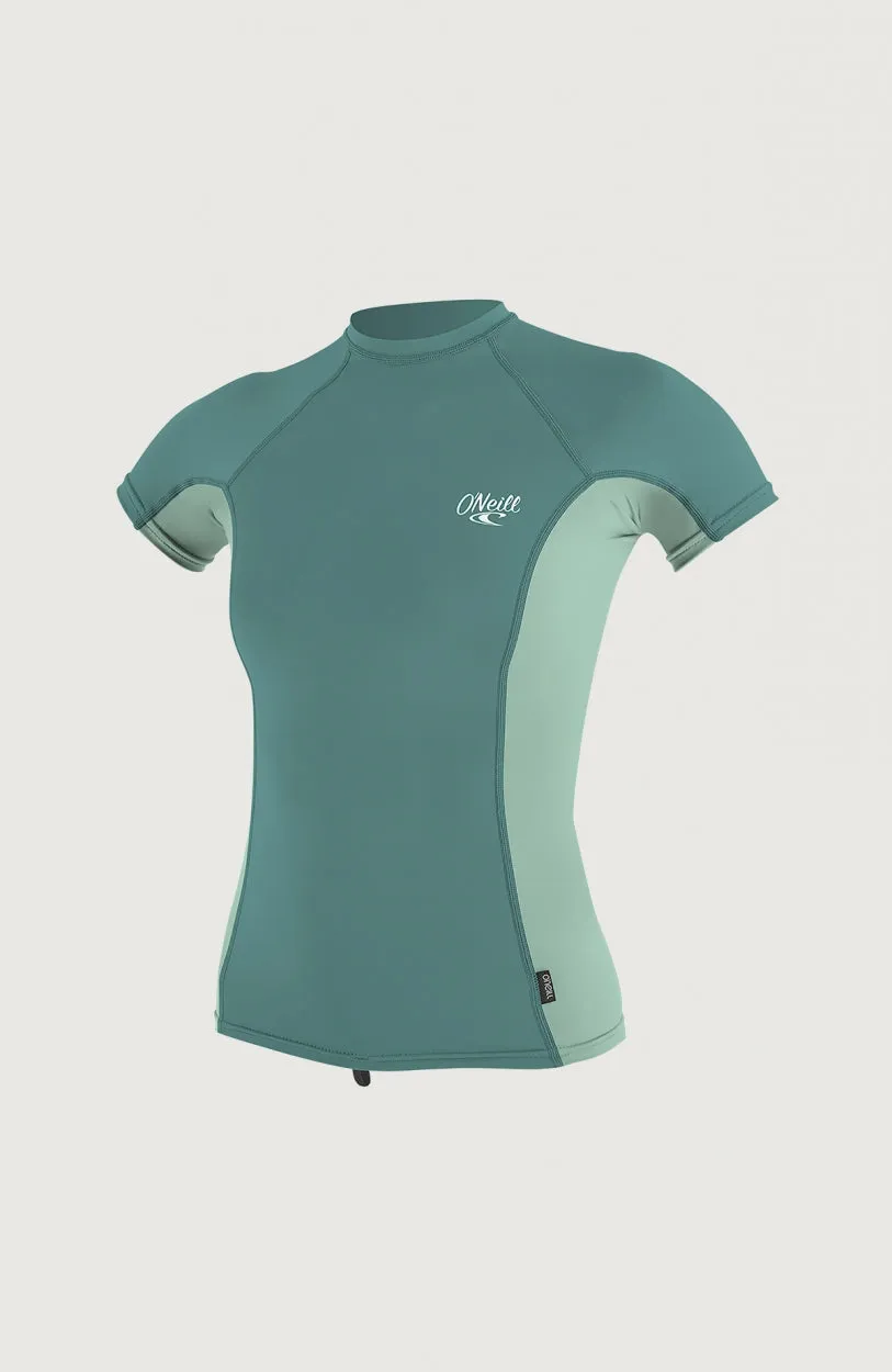 Premium Skins Short Sleeve Rash Guard | Light Green