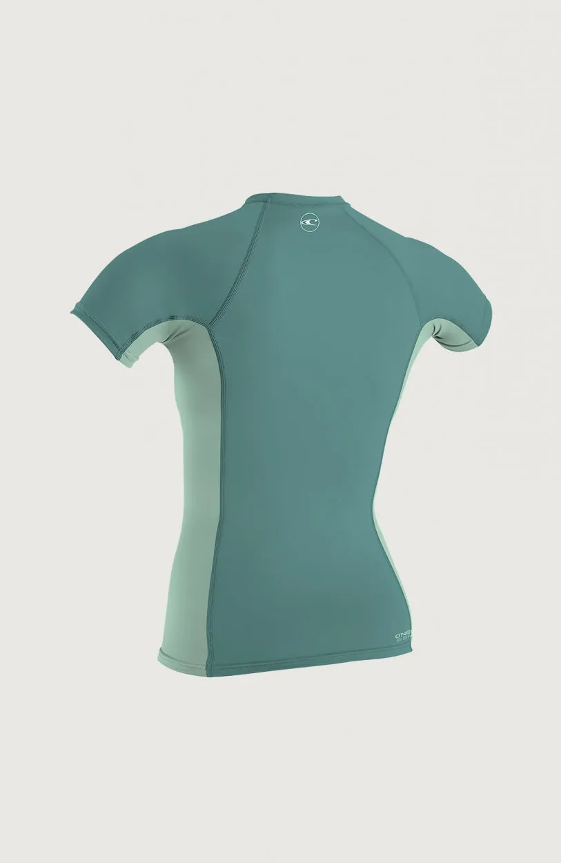 Premium Skins Short Sleeve Rash Guard | Light Green