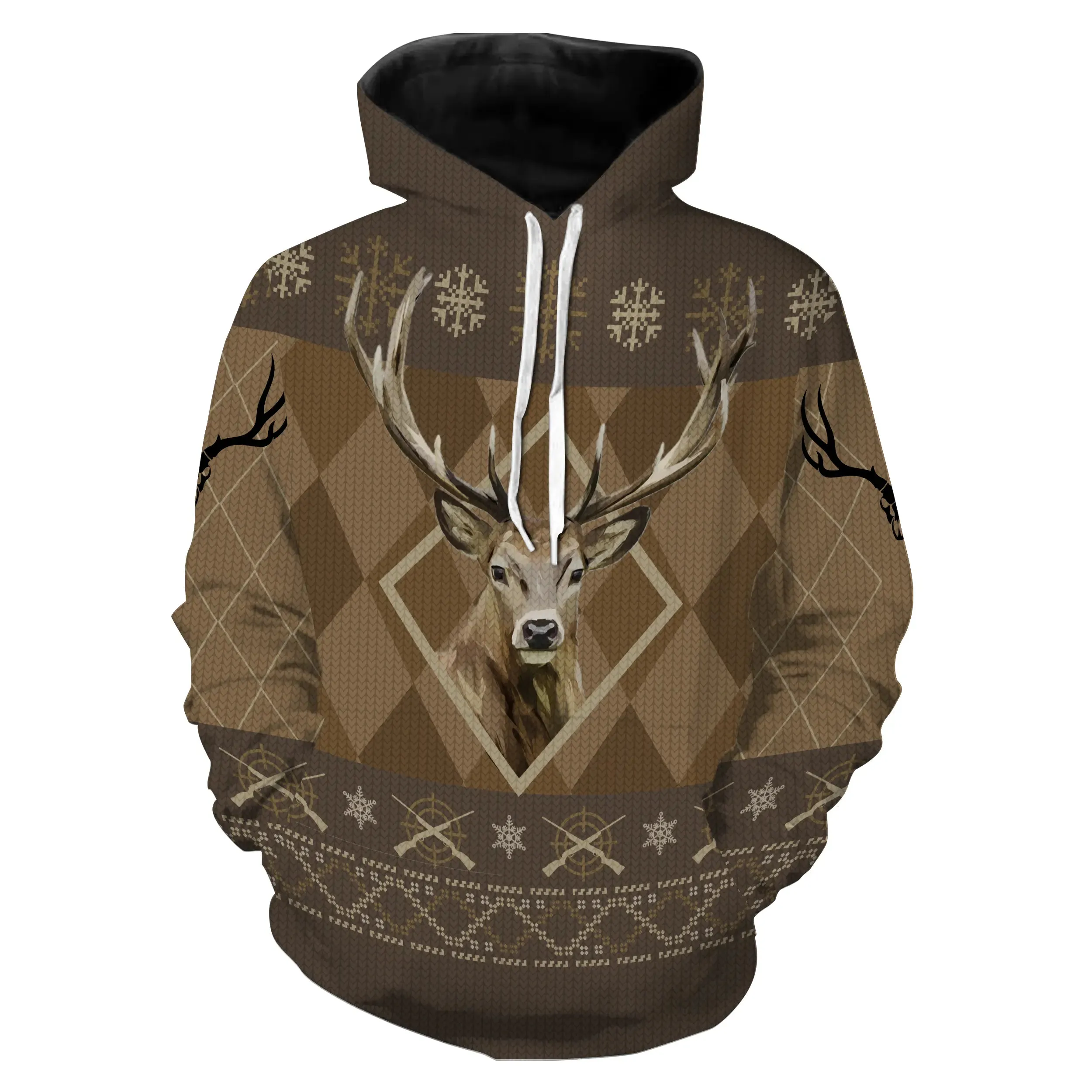 Pull De Nol, Chasse Au Cerf, Cadeau Nol Pour Chasseur - CT07112236