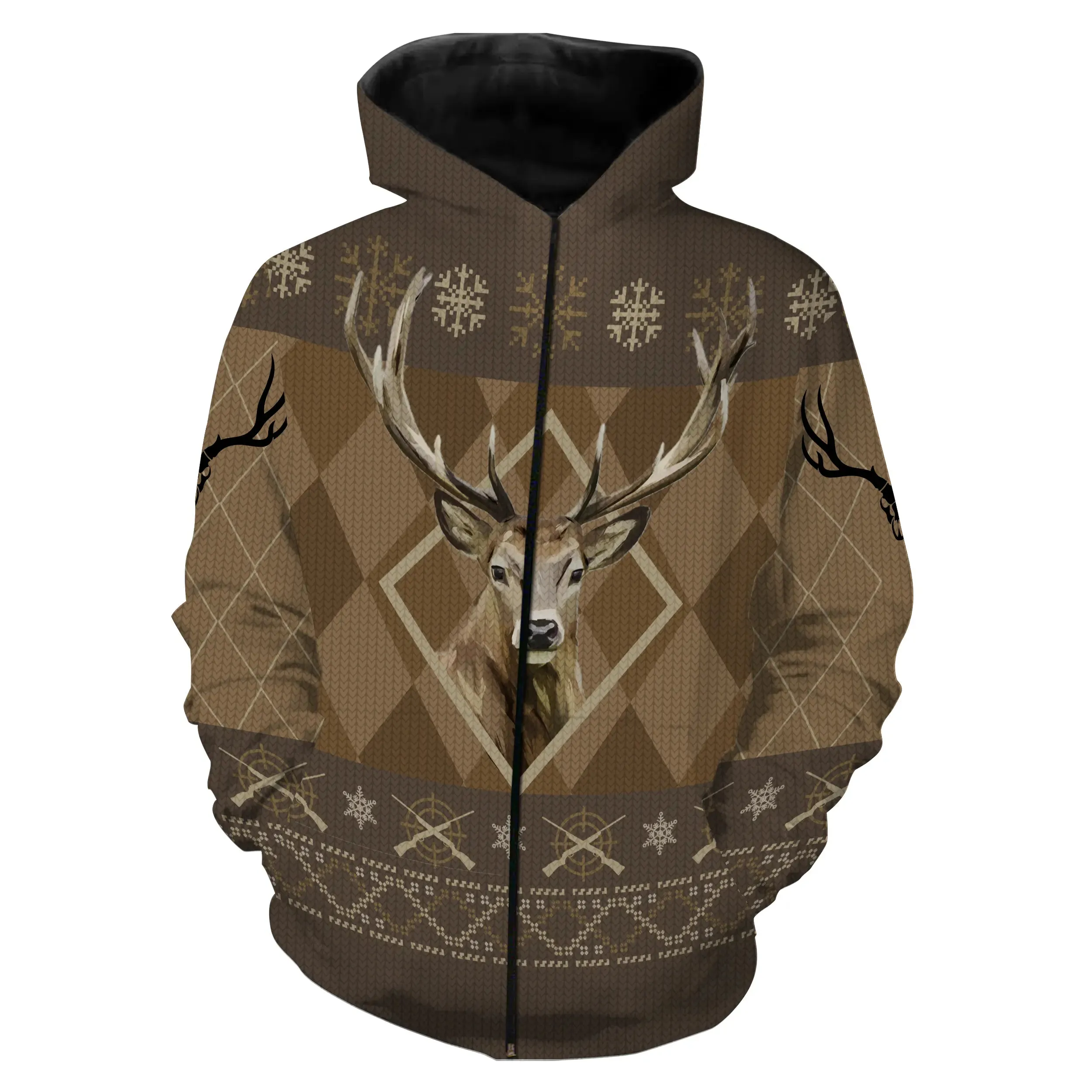 Pull De Nol, Chasse Au Cerf, Cadeau Nol Pour Chasseur - CT07112236