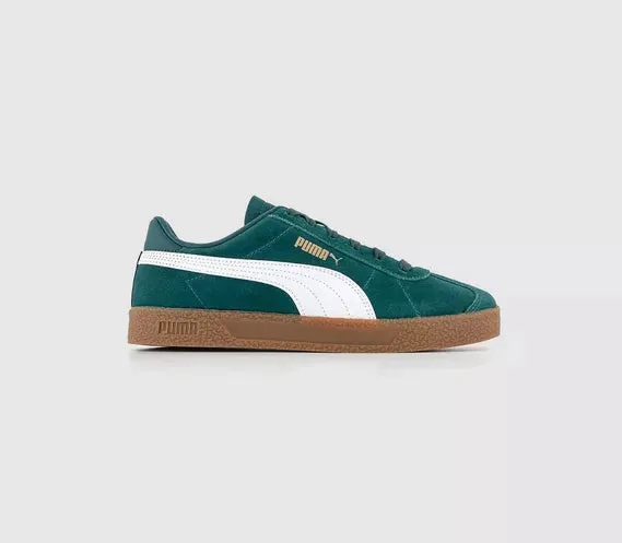 Puma Club Malachite White Gold Trainers