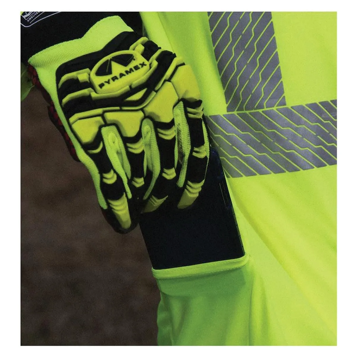 Pyramex ANSI Class 3 Moisture-Wicking Hi-Vis Hoodie