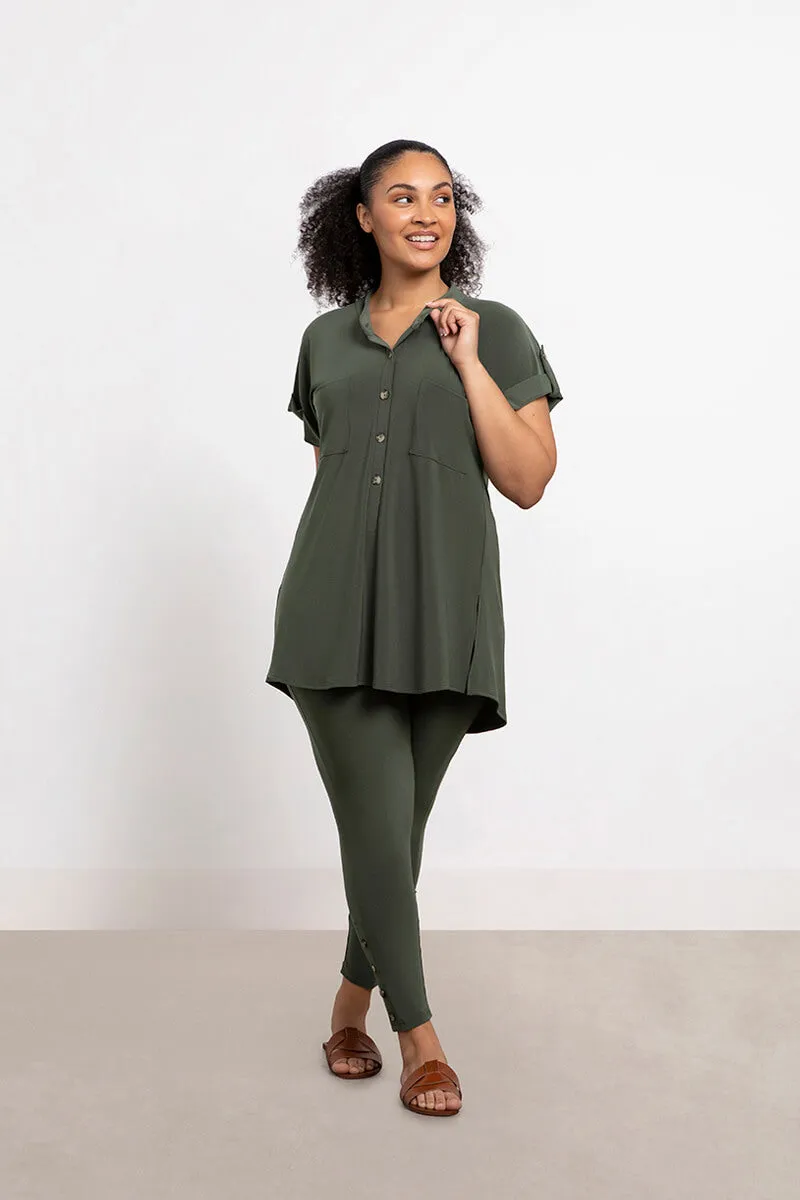 Quest Pocket Tunic | Melange Olive