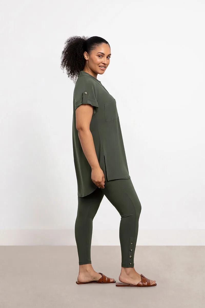 Quest Pocket Tunic | Melange Olive