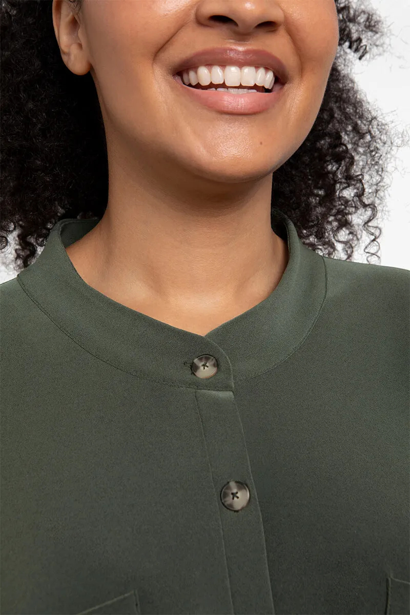 Quest Pocket Tunic | Melange Olive