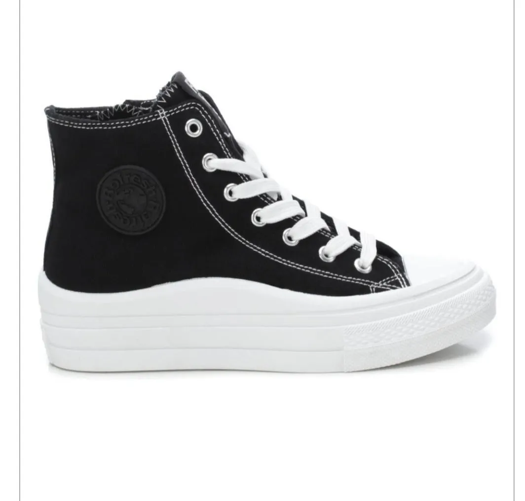 Refresh Black canvas hightop 170676