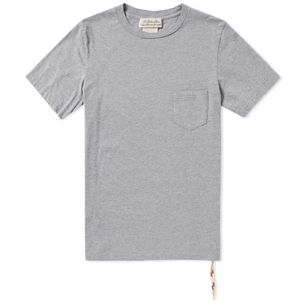 Remi Relief Bead Hem Pocket TeeHeather Grey