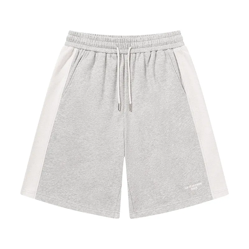 Retro Frayed Knit Sports Shorts