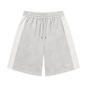 Retro Frayed Knit Sports Shorts