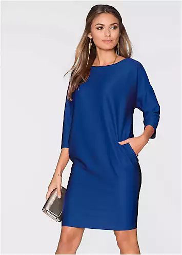 Ribbed Jersey Dress by bonprix | Look Again