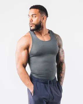 Ribbed Tank 2pk - Astro Grey