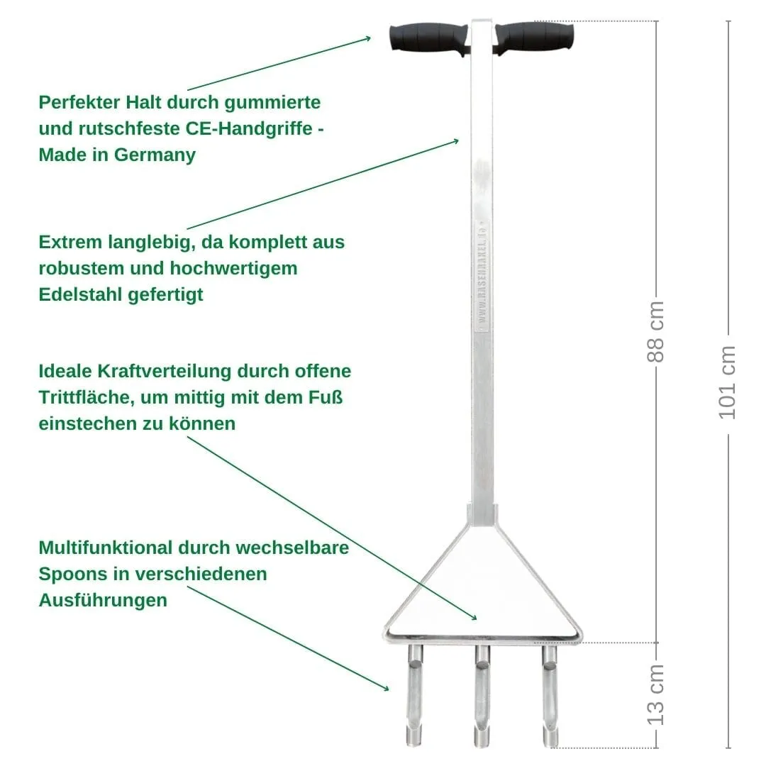 RISISANI Premium Hand-Aerifizierer L-101 in Edelstahl