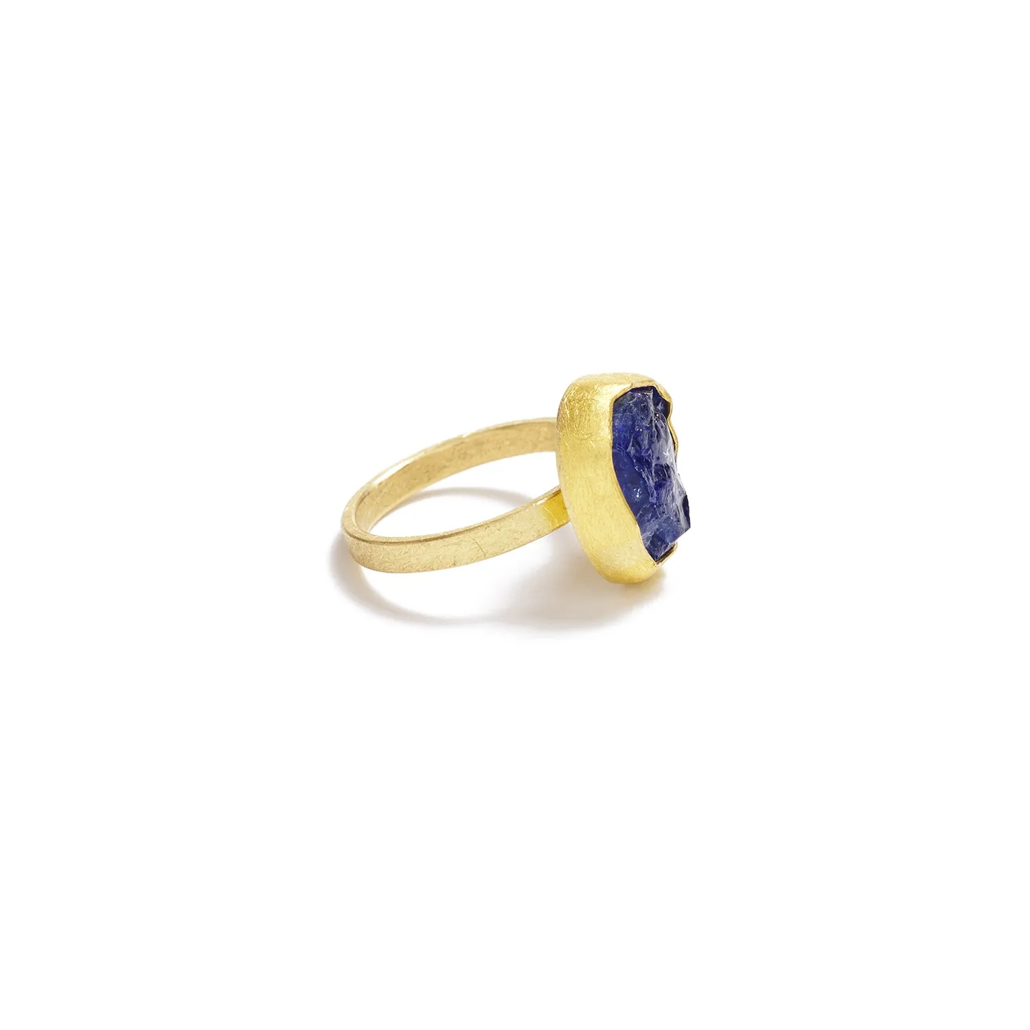 Rough Tanzanite Ring