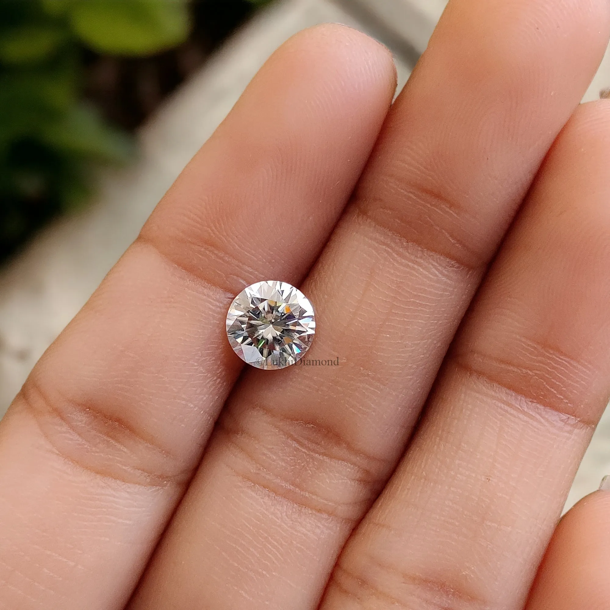 Round Brilliant Cut Loose White Moissanite Stone 6.5,7,8,9,10, MM Vintage Antique Handcrafted Eye Clean Moissanite Engagement Gi