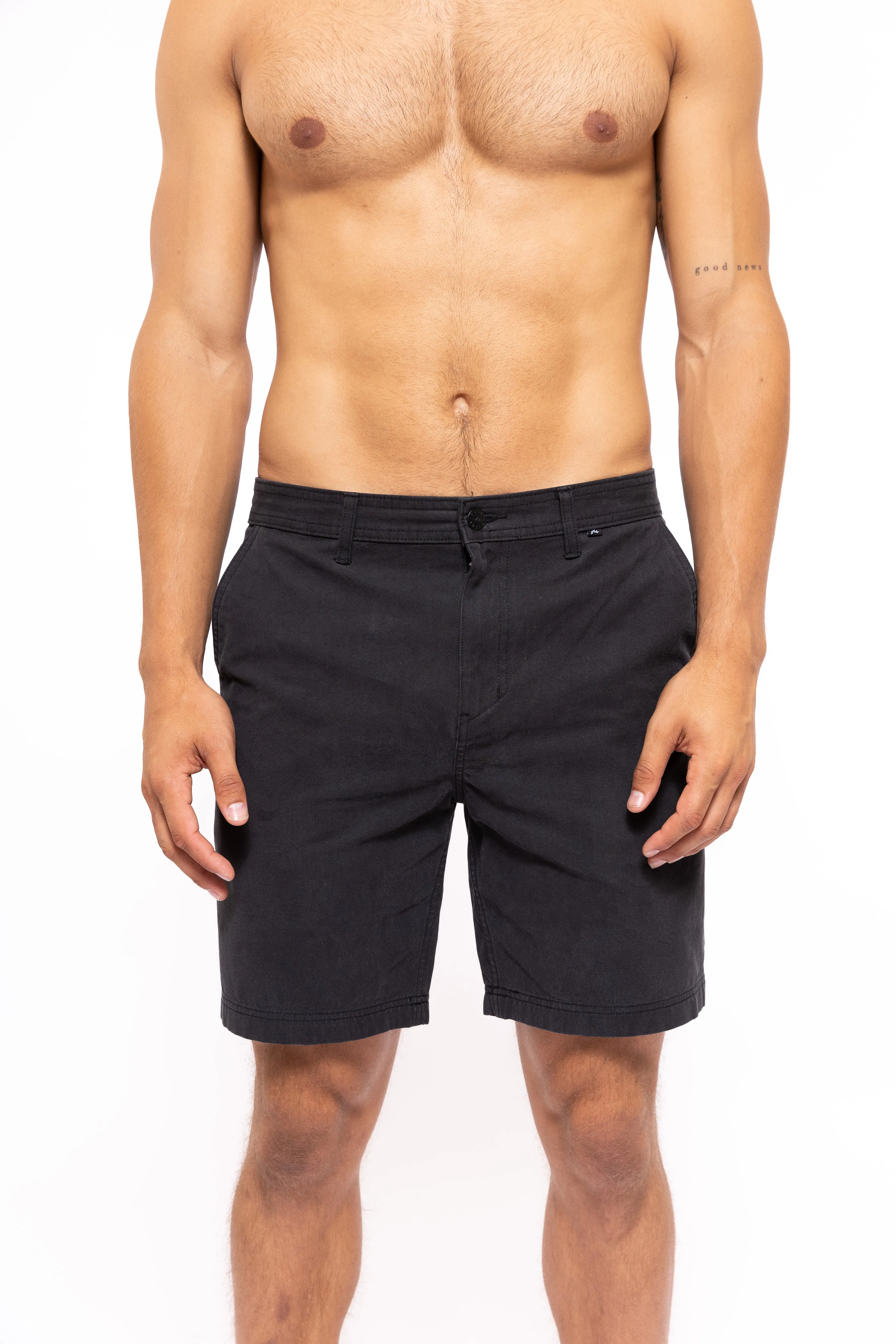 Rusty USA Cardiff 18 Walkshort Black