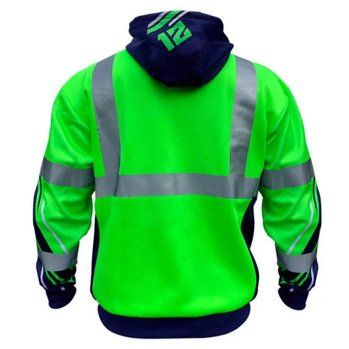 SafetyShirtz Men's SS360° 12 Seattle Class 3 Type-R Hoodie