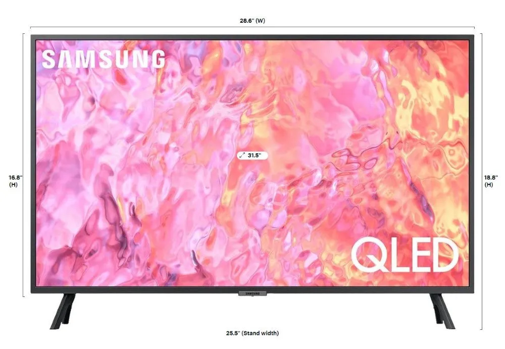 Samsung 32 Class Q60C QLED 4K Smart Tizen TV